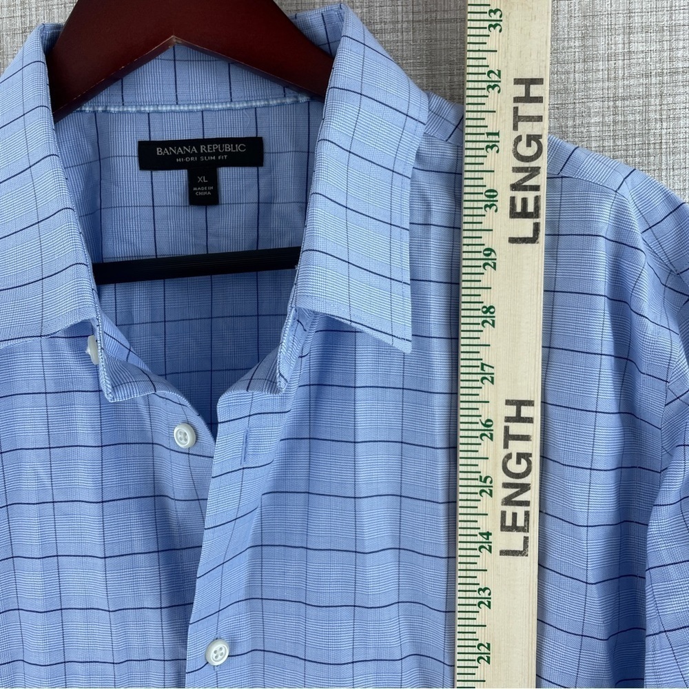 Banana Republic Mens Size XL Long Sleeve Button Down Shirt  1188 - Picture 2 of 7